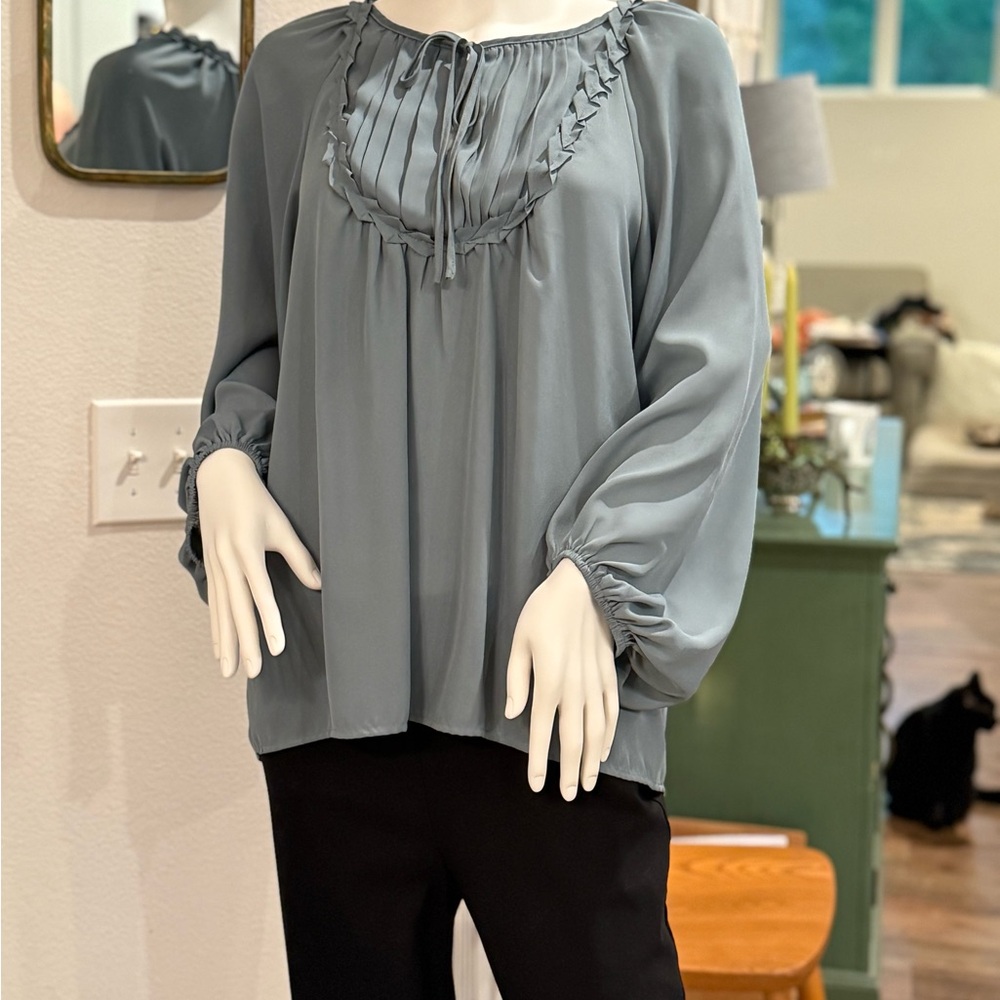 Max Studio Slate Gray Women's Blouse